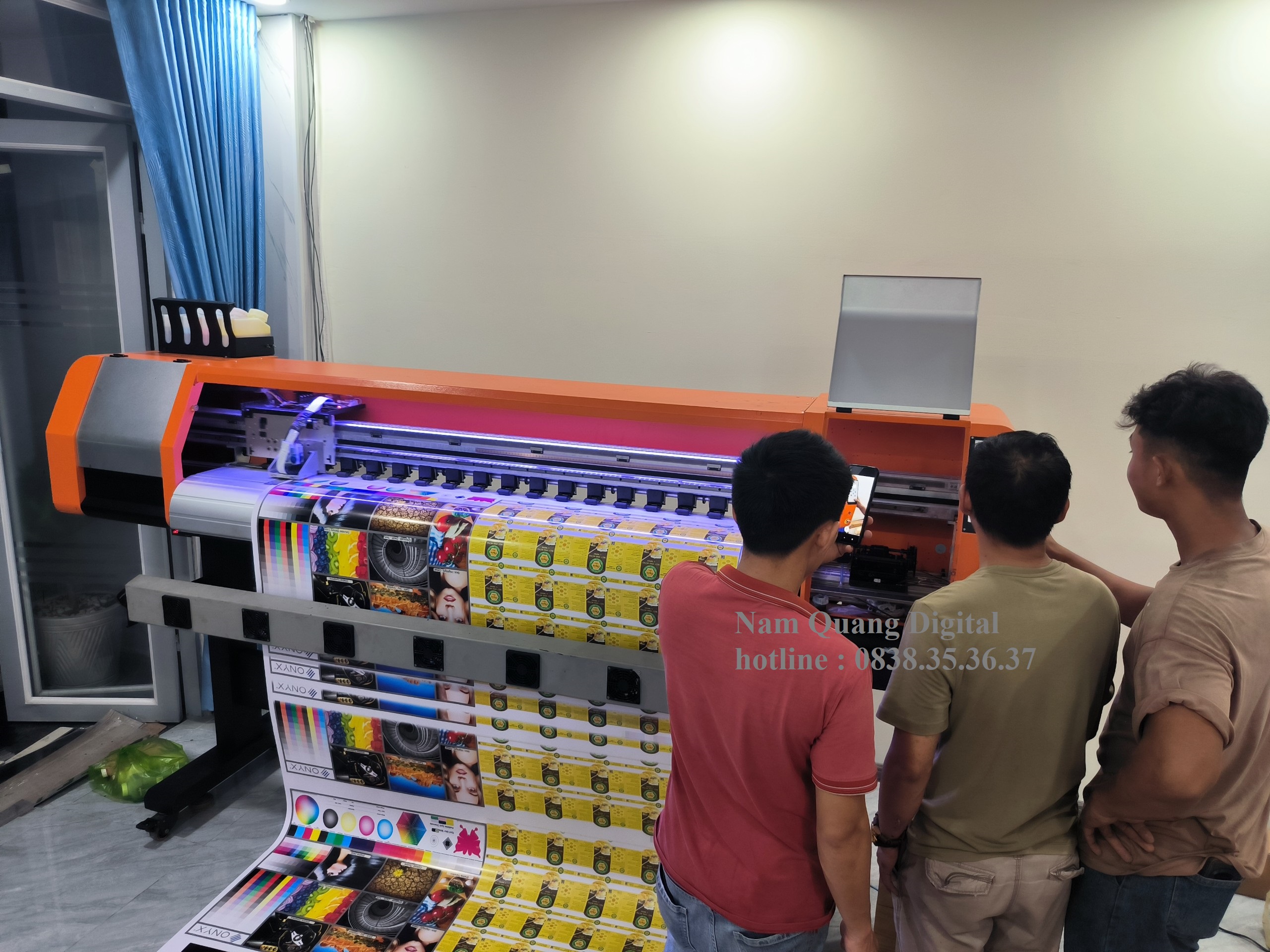 Máy in decal khổ 1m9 cũ đầu phun mới Máy in decal khổ 1m9 cũ đầu phun mới