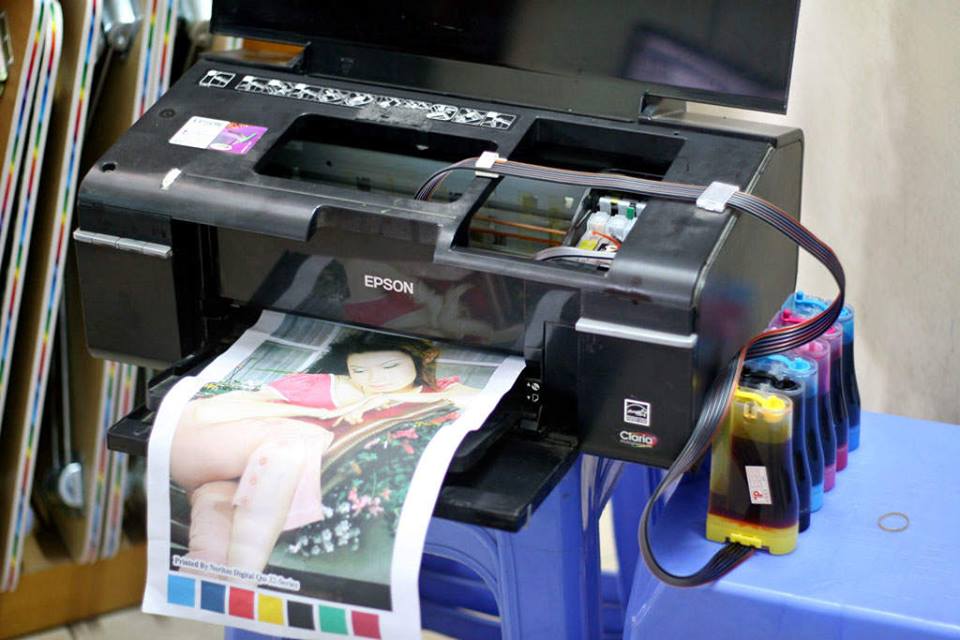 Máy in Epson T60 in giấy cho shop hoa tươi Máy in Epson T60 in giấy cho shop hoa tươi