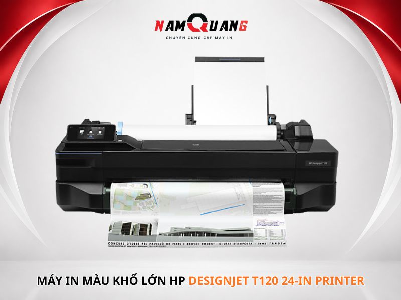 Máy in màu khổ lớn HP DesignJet T120 24-in Printer Máy in màu khổ lớn HP DesignJet T120 24-in Printer