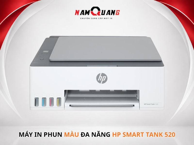 Máy in phun màu đa năng HP Smart Tank 520 Máy in phun màu đa năng HP Smart Tank 520