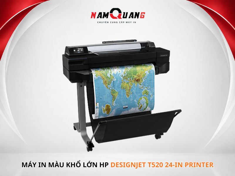 Máy in màu khổ lớn HP DesignJet T520 24-in Printer Máy in màu khổ lớn HP DesignJet T520 24-in Printer