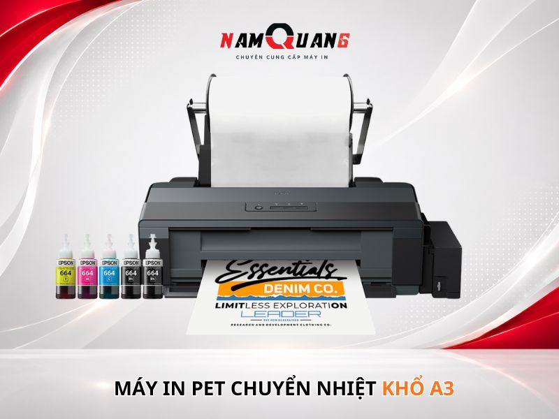 Máy in pet chuyển nhiệt khổ A3