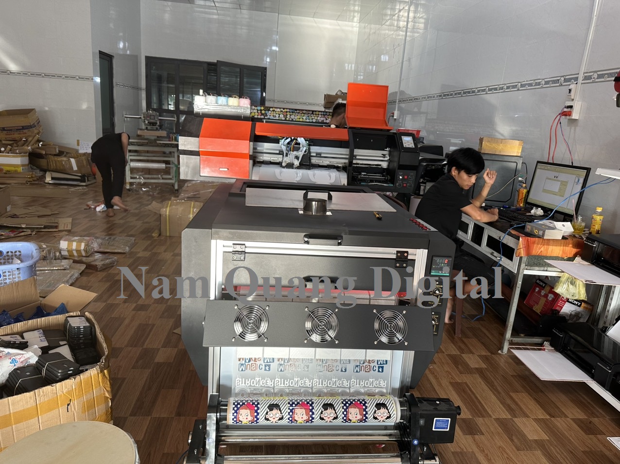 Máy in Pet chuyển nhiệt khổ 60 đầu 4720 Máy in Pet chuyển nhiệt khổ 60 đầu 4720