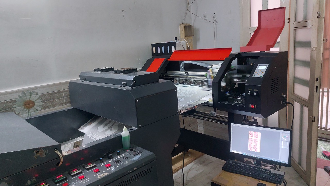 Máy in pet cũ khổ 30cm lắp 2 đầu phun 4720  Máy in pet cũ khổ 30cm lắp 2 đầu phun 4720