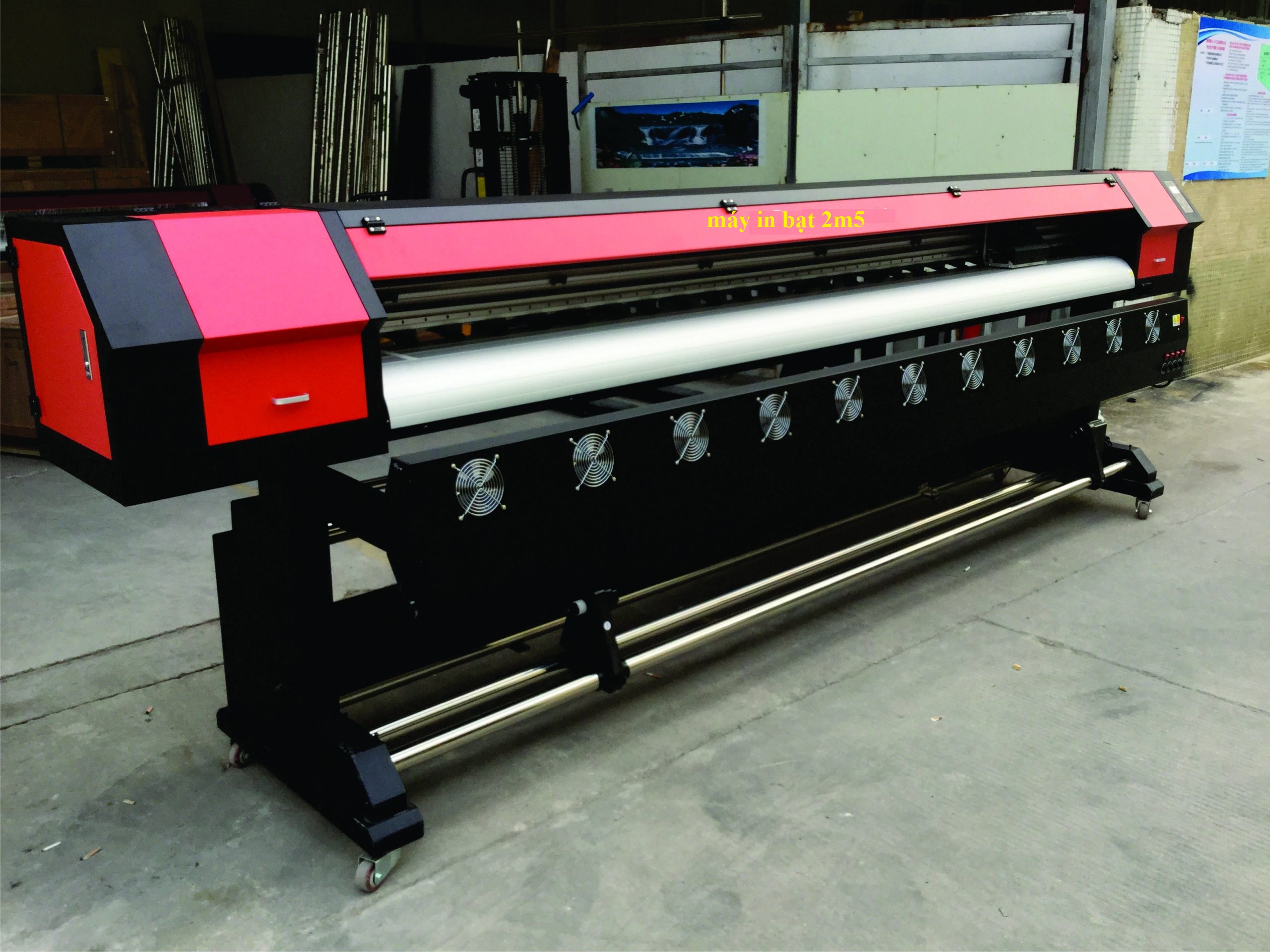 Giá máy in bạt khổ 2m5 Giá máy in bạt khổ 2m5