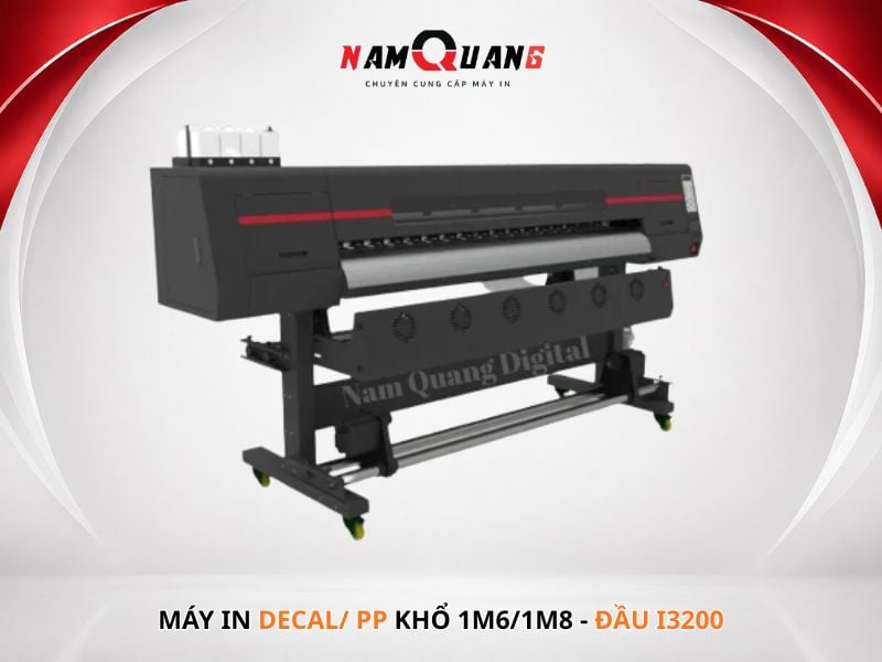 Máy in Decal/ PP khổ 1m6, 1m8 đầu in i3200
