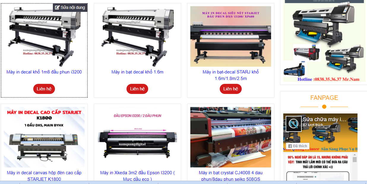 Máy in quảng cáo khổ 1m6-1m8 tại Ba Tri Bến Tre Máy in quảng cáo khổ 1m6-1m8 tại Ba Tri Bến Tre