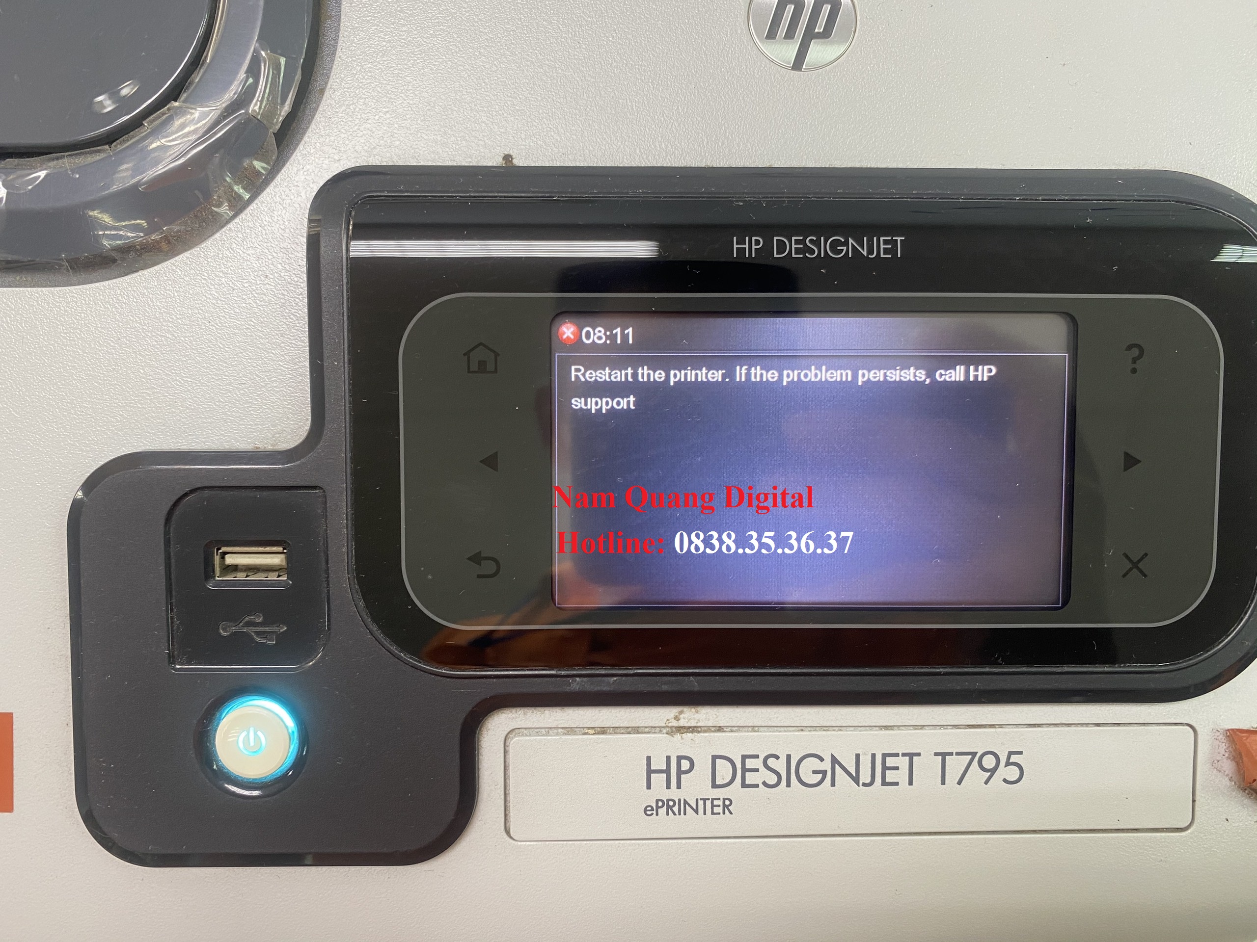 Sửa máy in t795 báo lỗi 08:11 và 86:01 Sửa máy in t795 báo lỗi 08:11 và 86:01