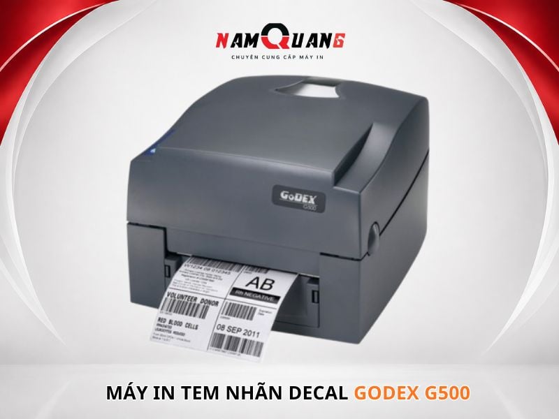 Máy in tem nhãn mã vạch Godex G500-U (110mm, 203dpi, USB)
