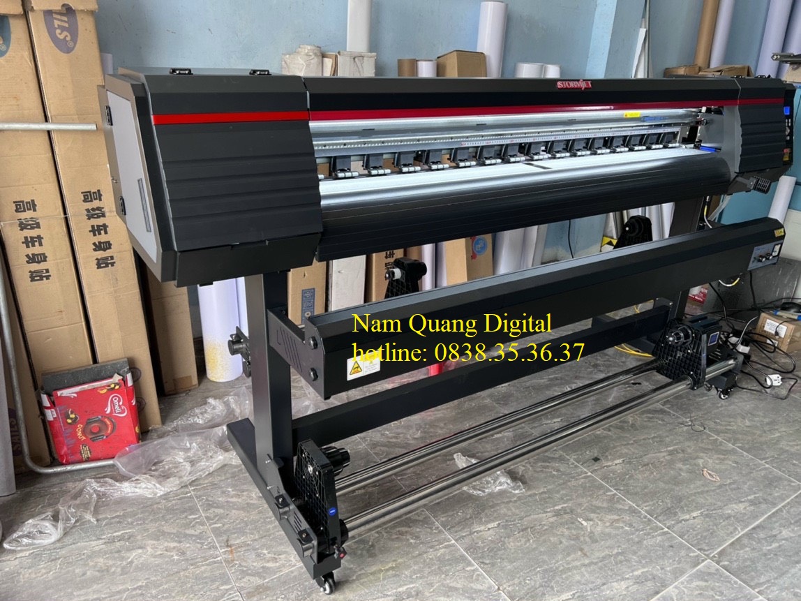 Máy in Trung Quốc khổ 1m8 lắp đầu i3200 Máy in Trung Quốc khổ 1m8 lắp đầu i3200