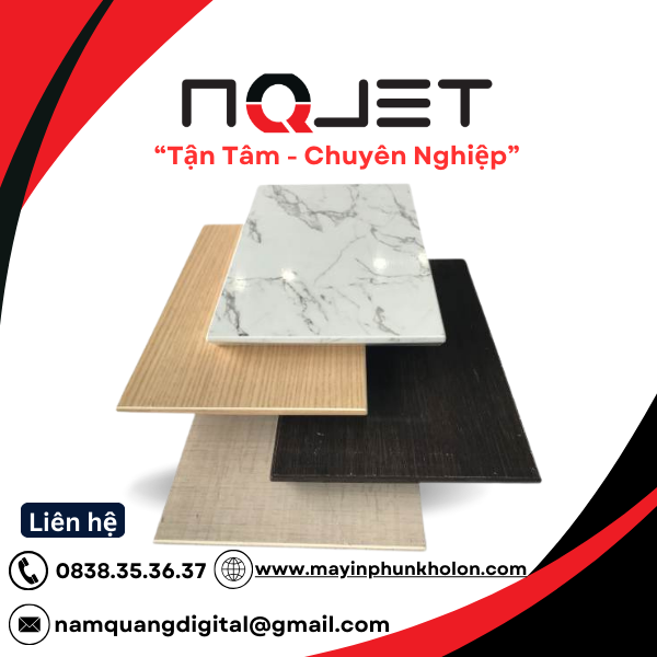 Máy in in lên Tấm nhựa PVC phủ Acrylic Máy in in lên Tấm nhựa PVC phủ Acrylic