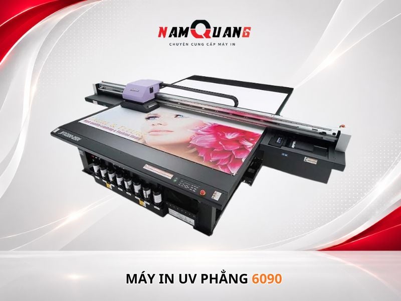 máy in uv phẳng 6090