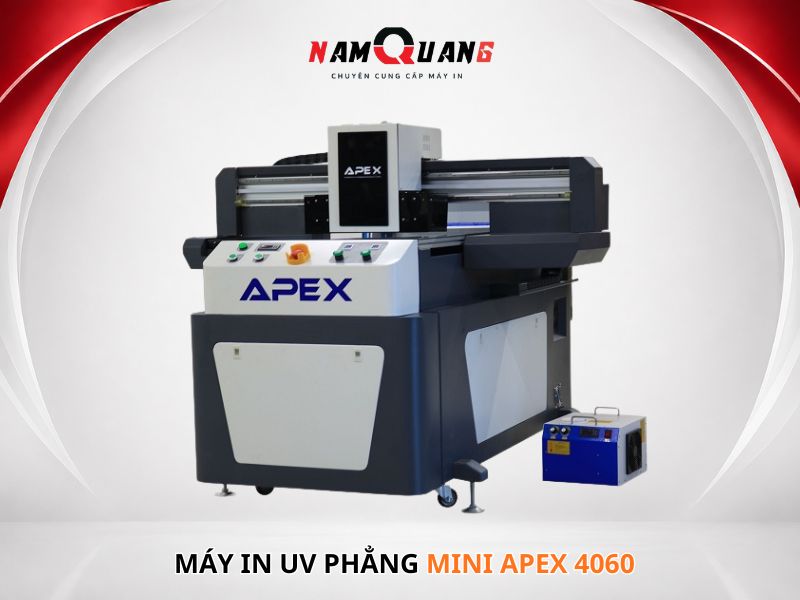 máy in uv phẳng mini Apex 4060