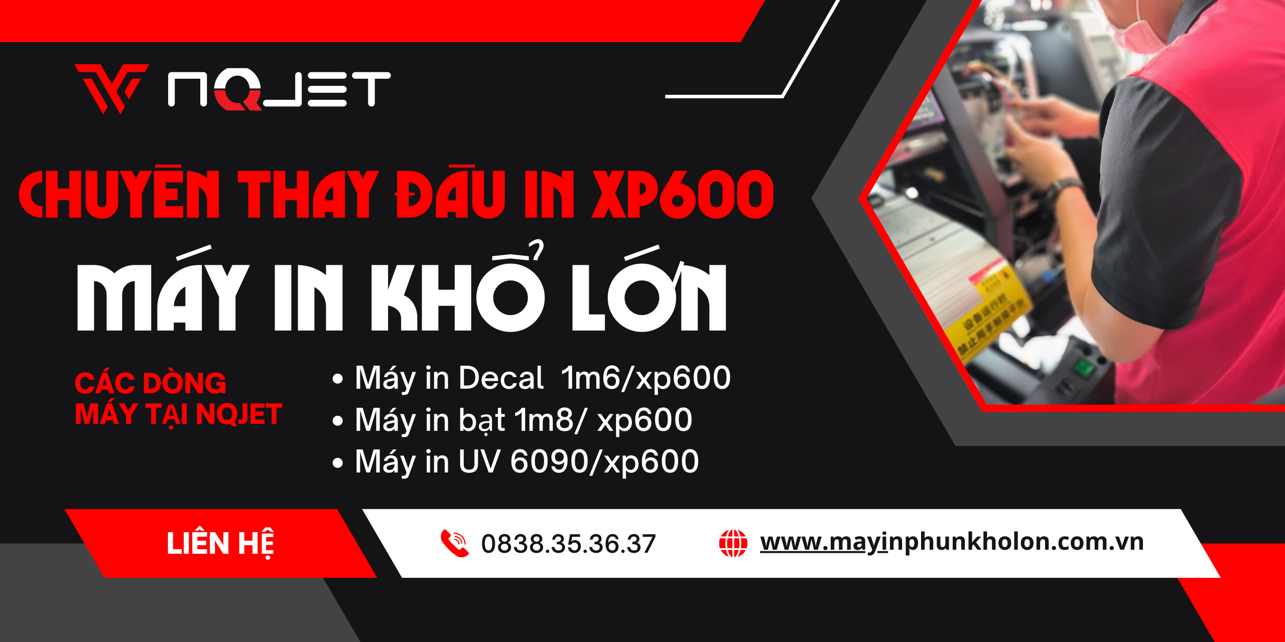 Dịch vụ thay Đầu phun xp600 chính hãng Dịch vụ thay Đầu phun xp600 chính hãng