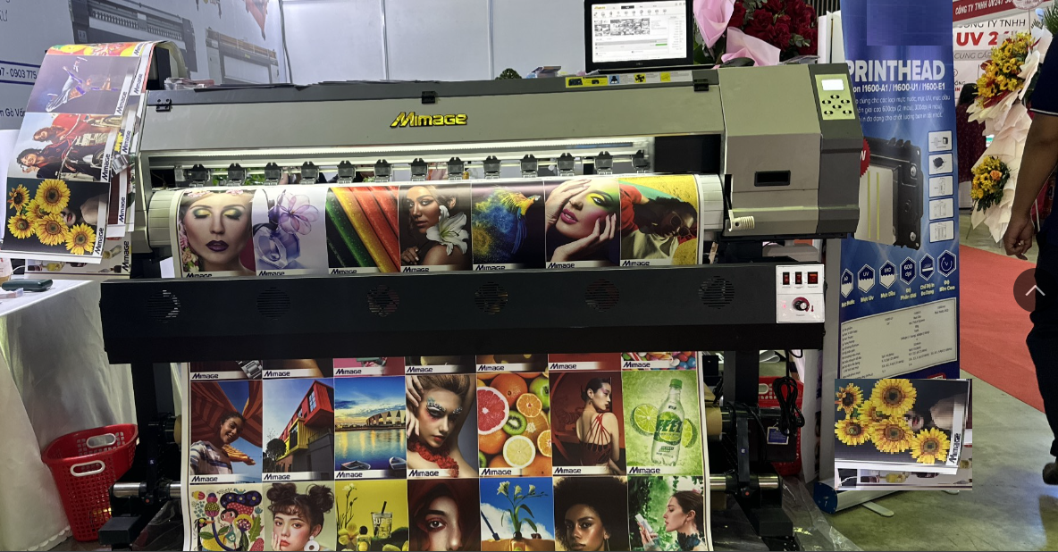 Máy in decal khổ lớn Mimage 1m6/i1600 Máy in decal khổ lớn Mimage 1m6/i1600