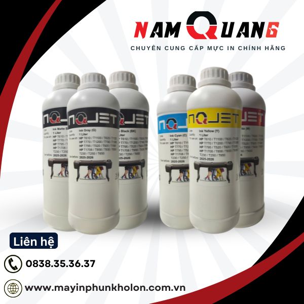 Mực In A0 HP NQJET thương hiệu Việt Mực In A0 HP NQJET thương hiệu Việt