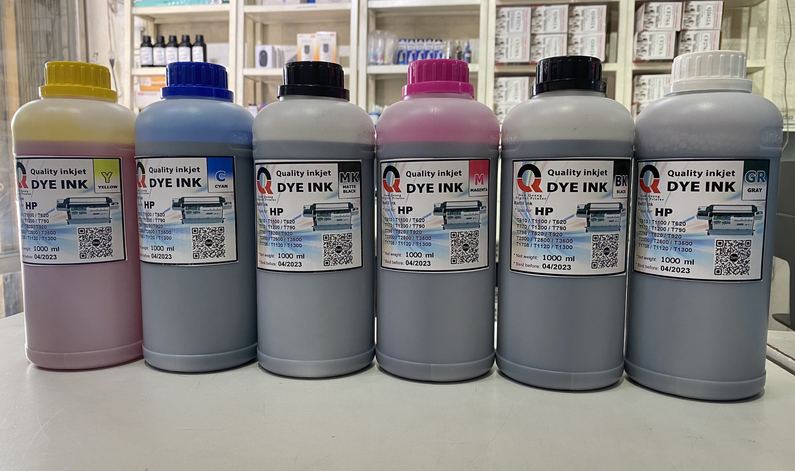 Mực lít A0 sử dụng máy in DesignJet T1708( 1 lít Màu MK ) Tốt Mực lít A0 sử dụng máy in DesignJet T1708( 1 lít Màu MK ) Tốt