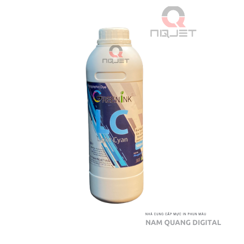 Mực in greenink 1000ml - 1 lít màu LC Mực in greenink 1000ml - 1 lít màu LC