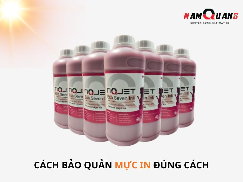 Cách bảo quản mực in đúng cách