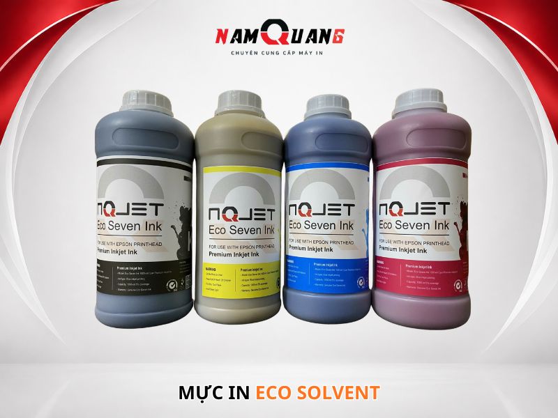 Mực in Eco Solvent phù hợp cho máy in decal