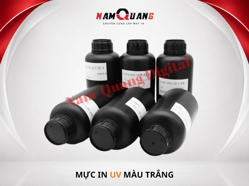 Mực in uv màu trắng - Phù hợp cho máy in UV