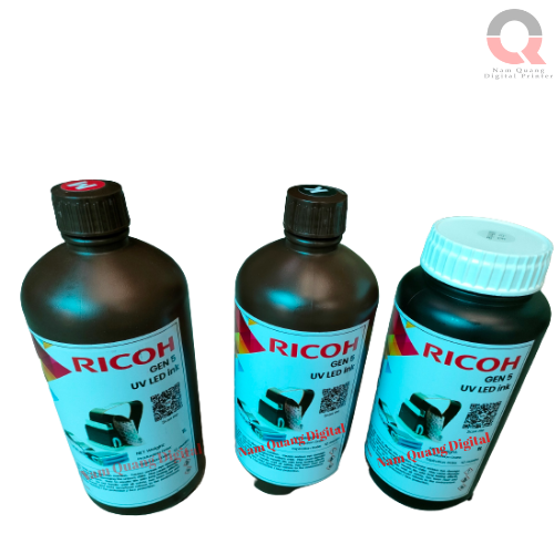 Mực in UV ricoh gen 5 (1 lít Màu Đen ) Mực in UV ricoh gen 5 (1 lít Màu Đen )