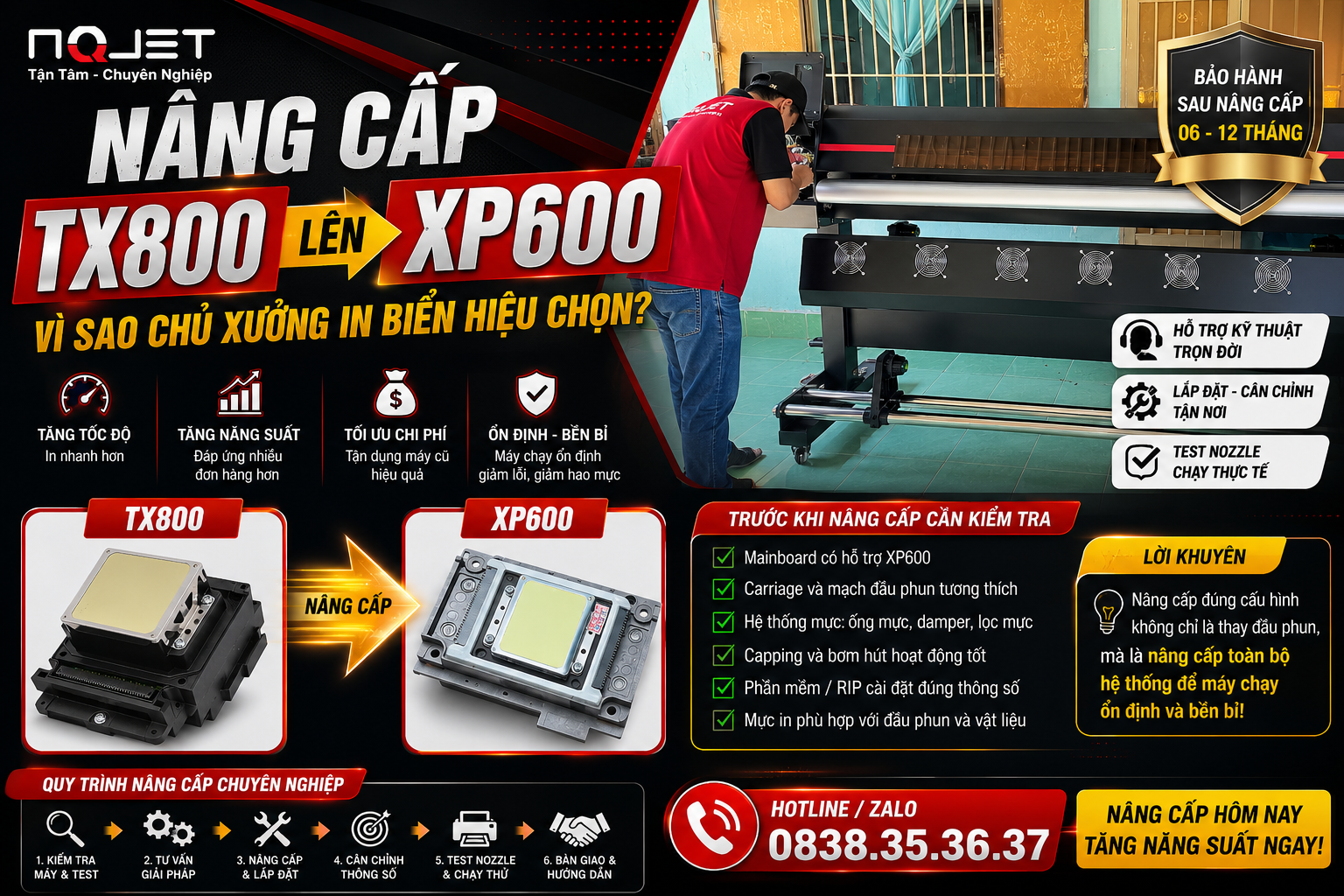 Vì sao chủ xưởng in biển hiệu đang chuyển từ TX800 sang XP600? Vì sao chủ xưởng in biển hiệu đang chuyển từ TX800 sang XP600?