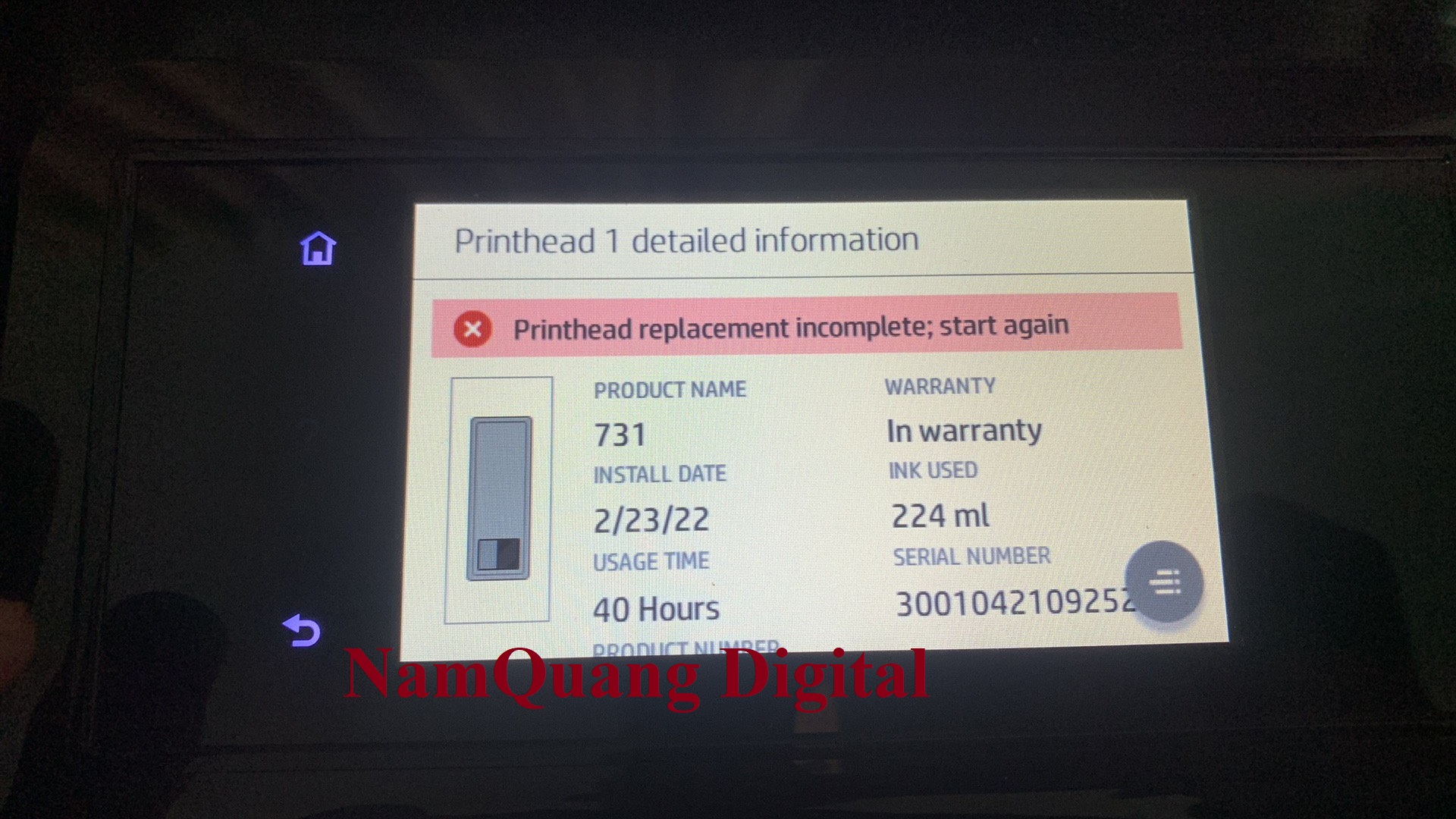 Lý do máy in HP DesignJet T1708 thường xuyên gặp lỗi đầu in Lý do máy in HP DesignJet T1708 thường xuyên gặp lỗi đầu in