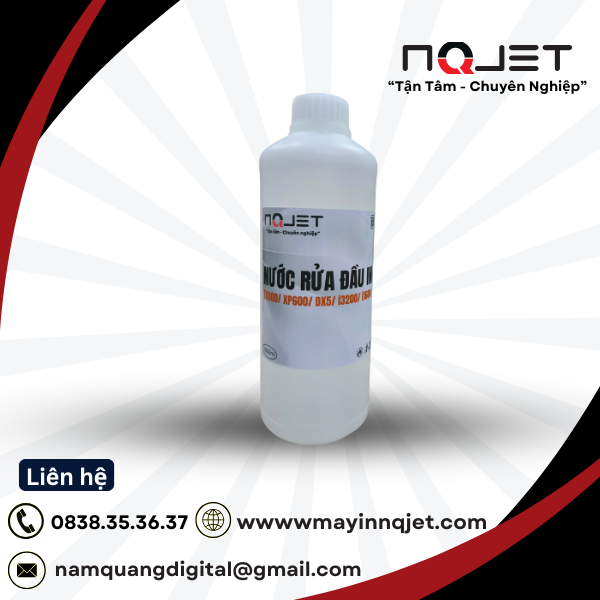 Nước rửa đầu in i1600 Epson - 1000 ml Nước rửa đầu in i1600 Epson - 1000 ml