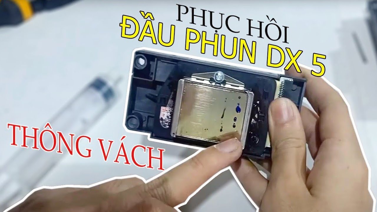 phục hồi đầu phun dx5