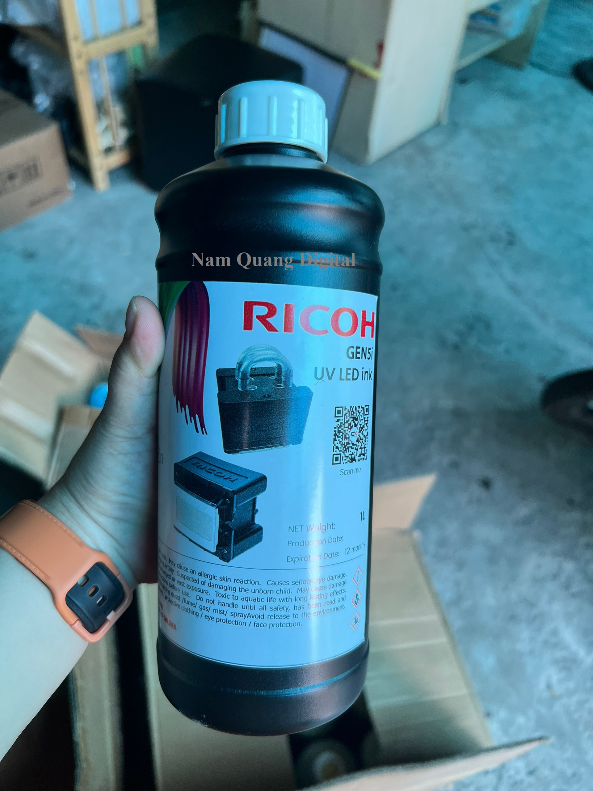 Mực In UV Đầu Phun Gen 5i hiệu Ricoh Gen 5i Mực In UV Đầu Phun Gen 5i hiệu Ricoh Gen 5i