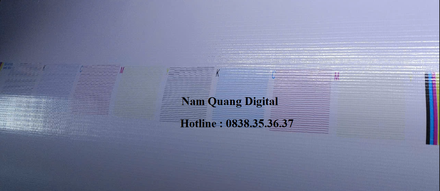 bản test đầu in máy in bạt hiflex TAIMES khổ 3m2 cũ lắp 4 đầu Konica 512i bản test đầu in máy in bạt hiflex TAIMES khổ 3m2 cũ lắp 4 đầu Konica 512i