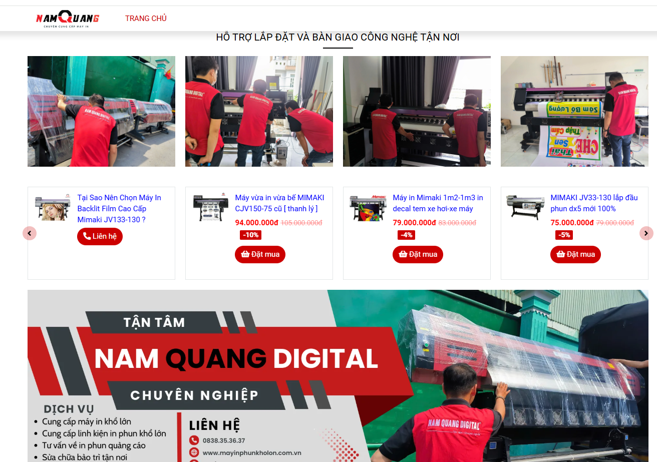 Máy in khổ lớn tại Nha Trang Máy in khổ lớn tại Nha Trang