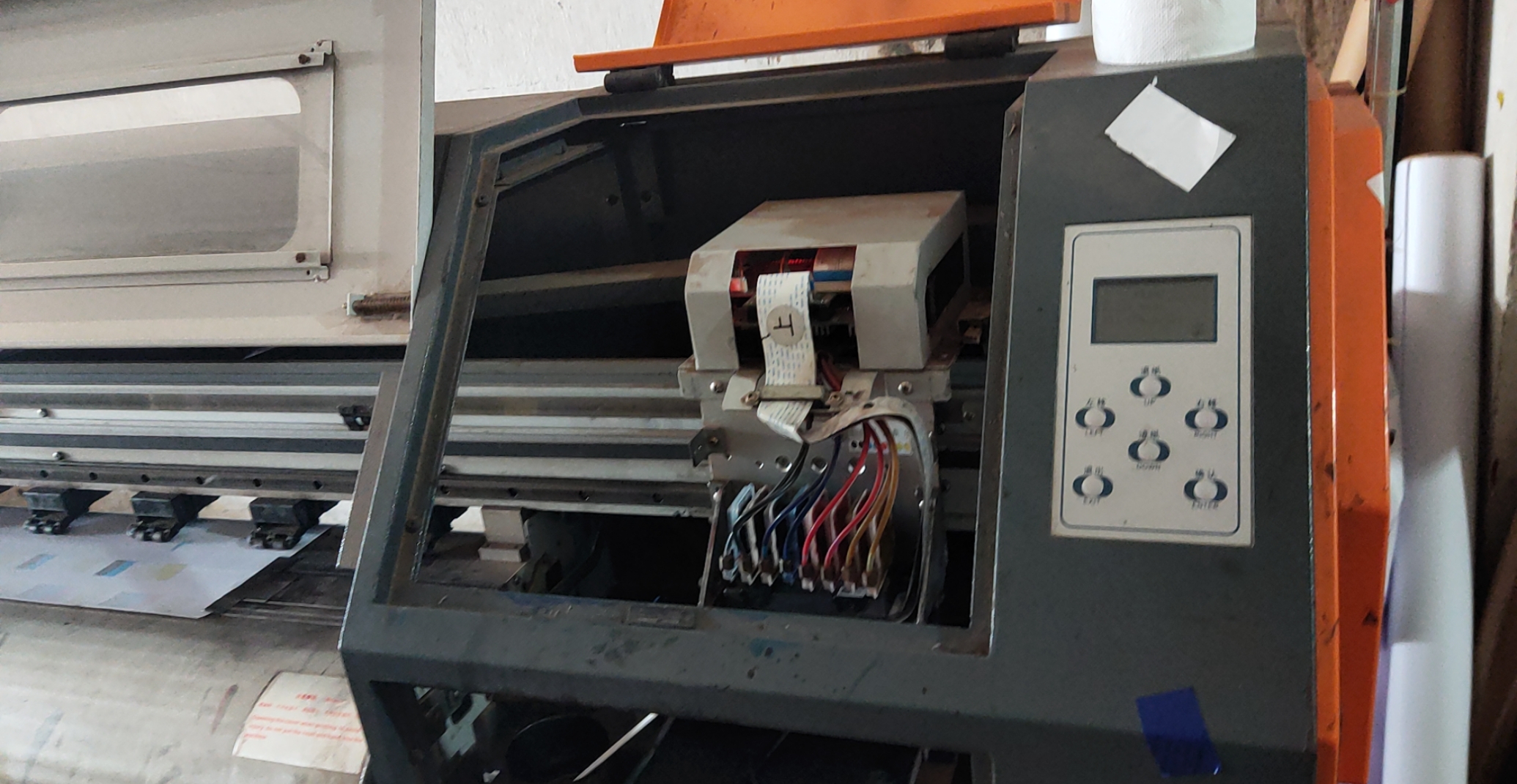 sửa chữa máy in bạt quảng cáo khổ 1.8m hư đầu phun xp600