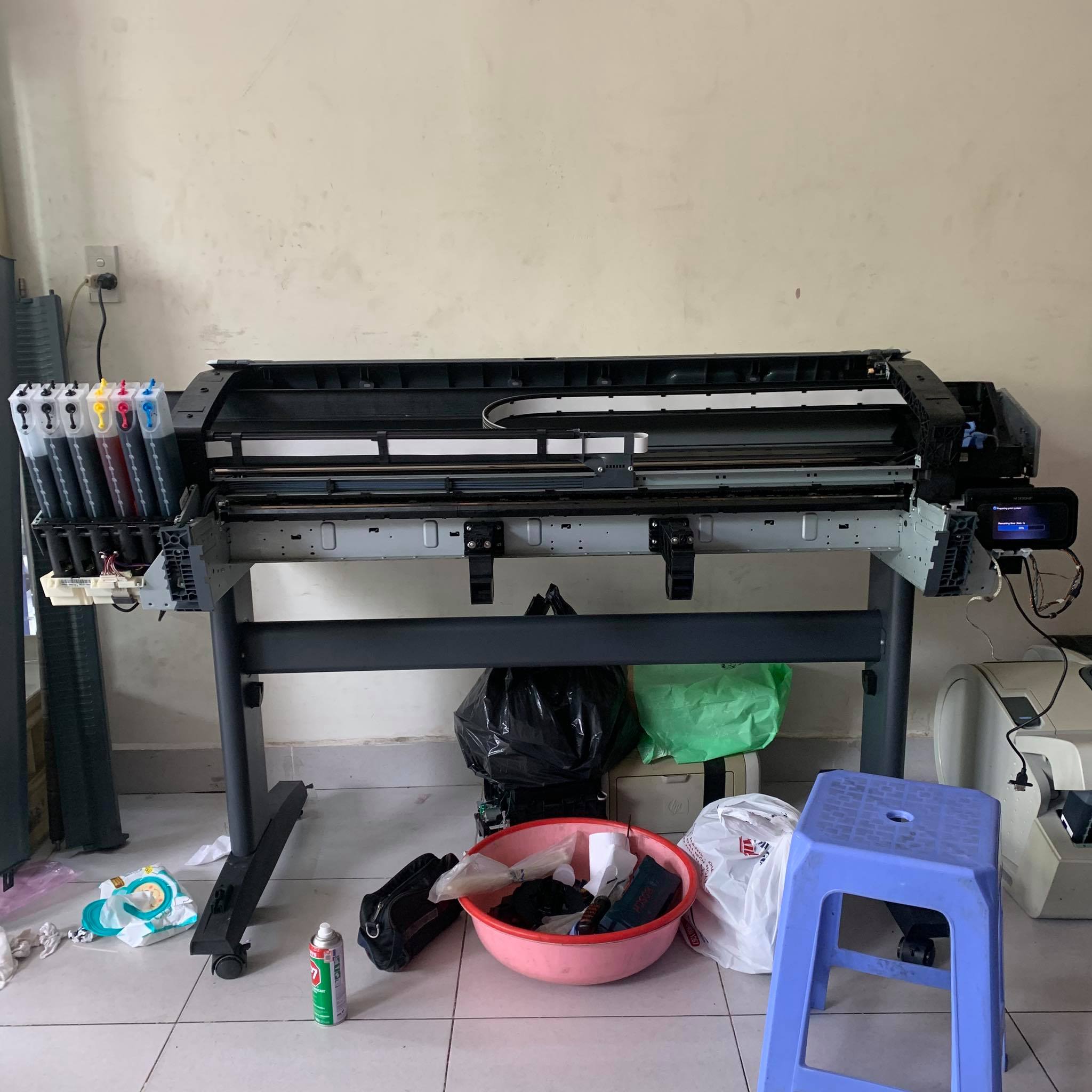 Sửa máy in phun khổ A0-A1-A2 hp Designjet T790/T795/T1100/T1200 Sửa máy in phun khổ A0-A1-A2 hp Designjet T790/T795/T1100/T1200