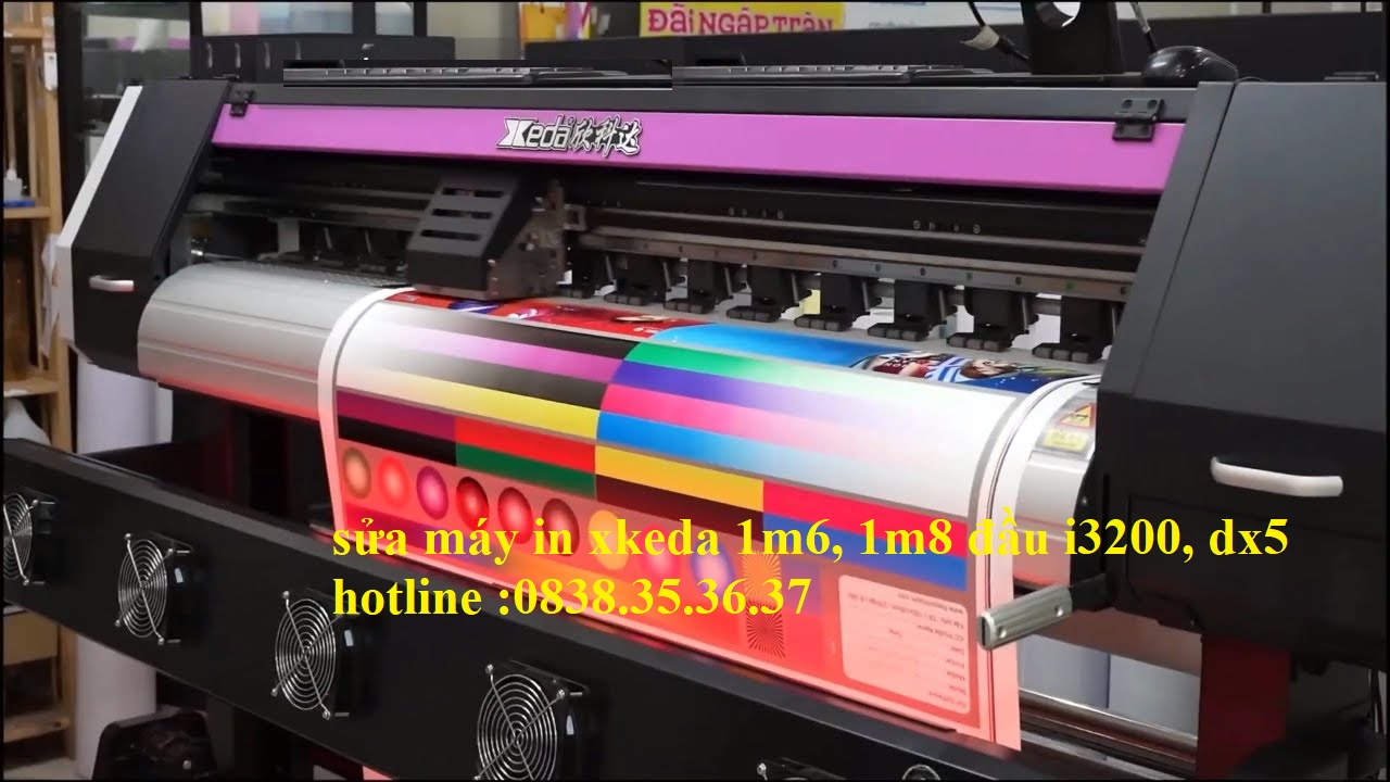Cty nhận sửa máy in decal xkeda dx5/i3200 Cty nhận sửa máy in decal xkeda dx5/i3200