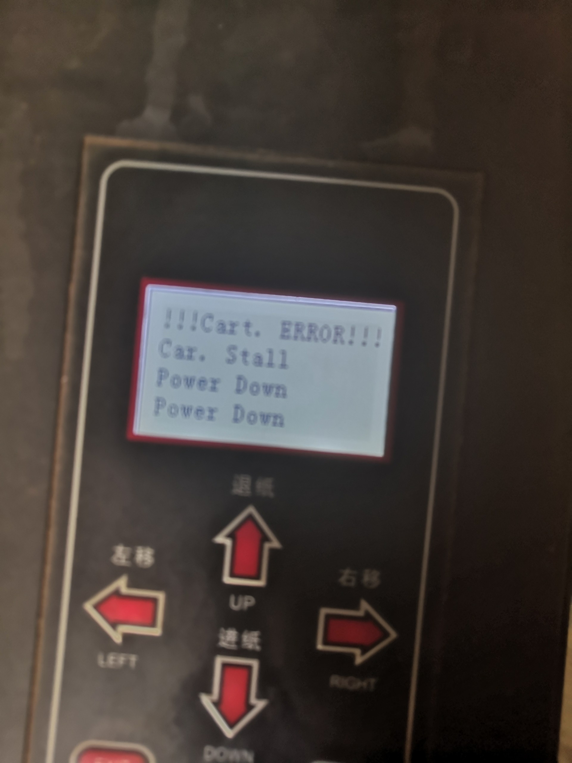 Sửa máy in bạt báo lỗi '' Cart Error '' Sửa máy in bạt báo lỗi '' Cart Error ''