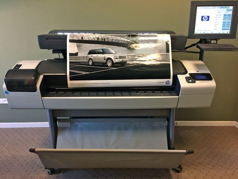 Sửa máy in HP DesignJet khổ lớn, khắc phục lỗi tận nơi