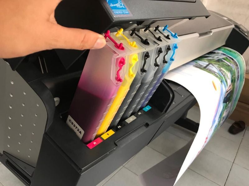 Sửa máy in HP DesignJet khổ lớn, khắc phục lỗi tận nơi