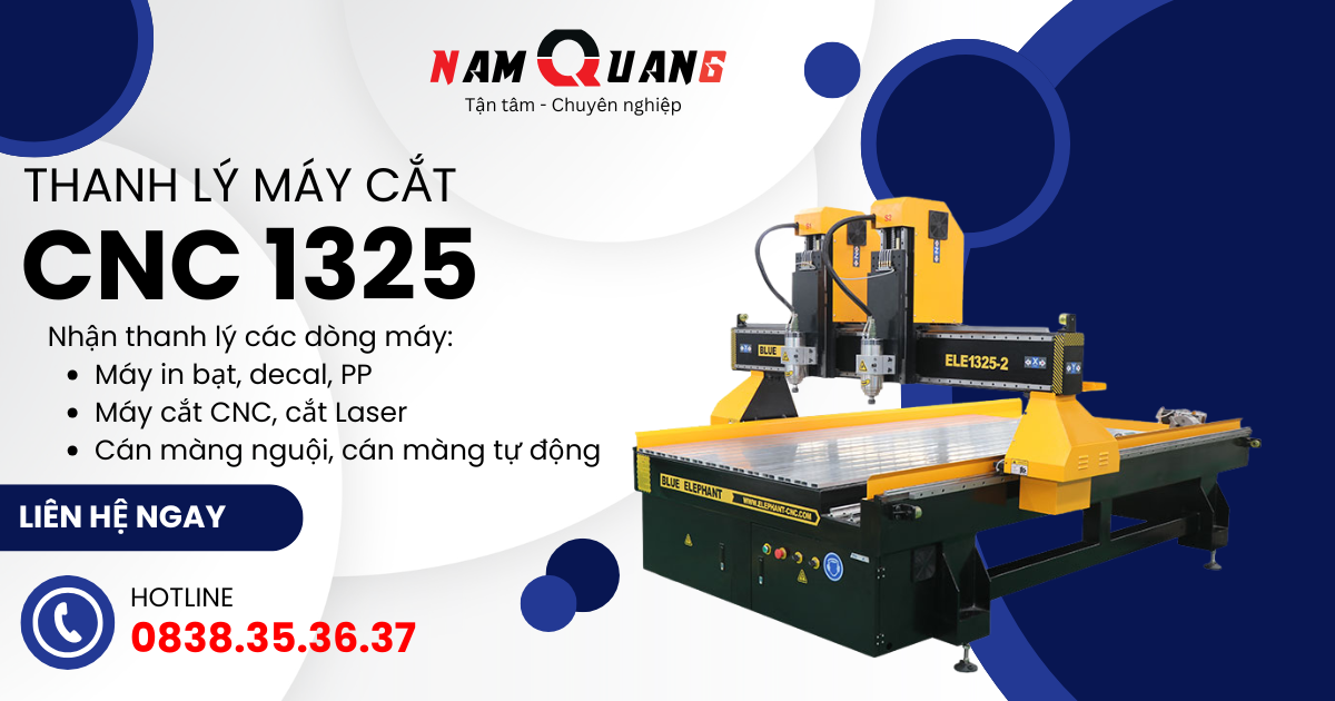 Thu Mua Máy CNC Quảng Cáo 1325 cũ giá cao tphcm Thu Mua Máy CNC Quảng Cáo 1325 cũ giá cao