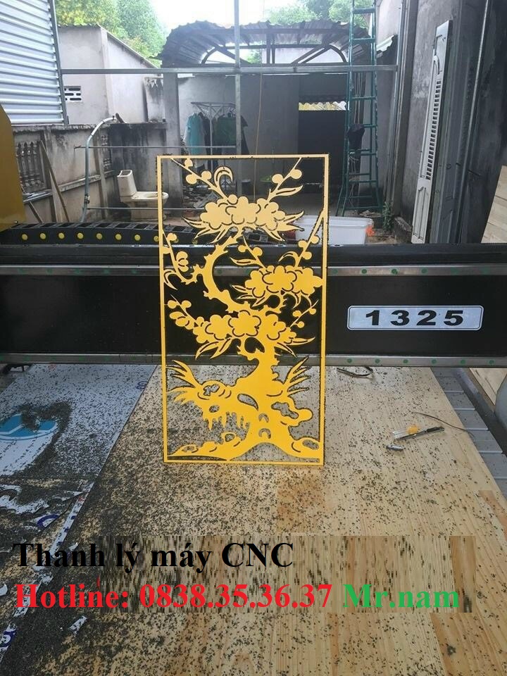 thanh lý máy CNC khắc gỗ cũ 1325 giá cao
