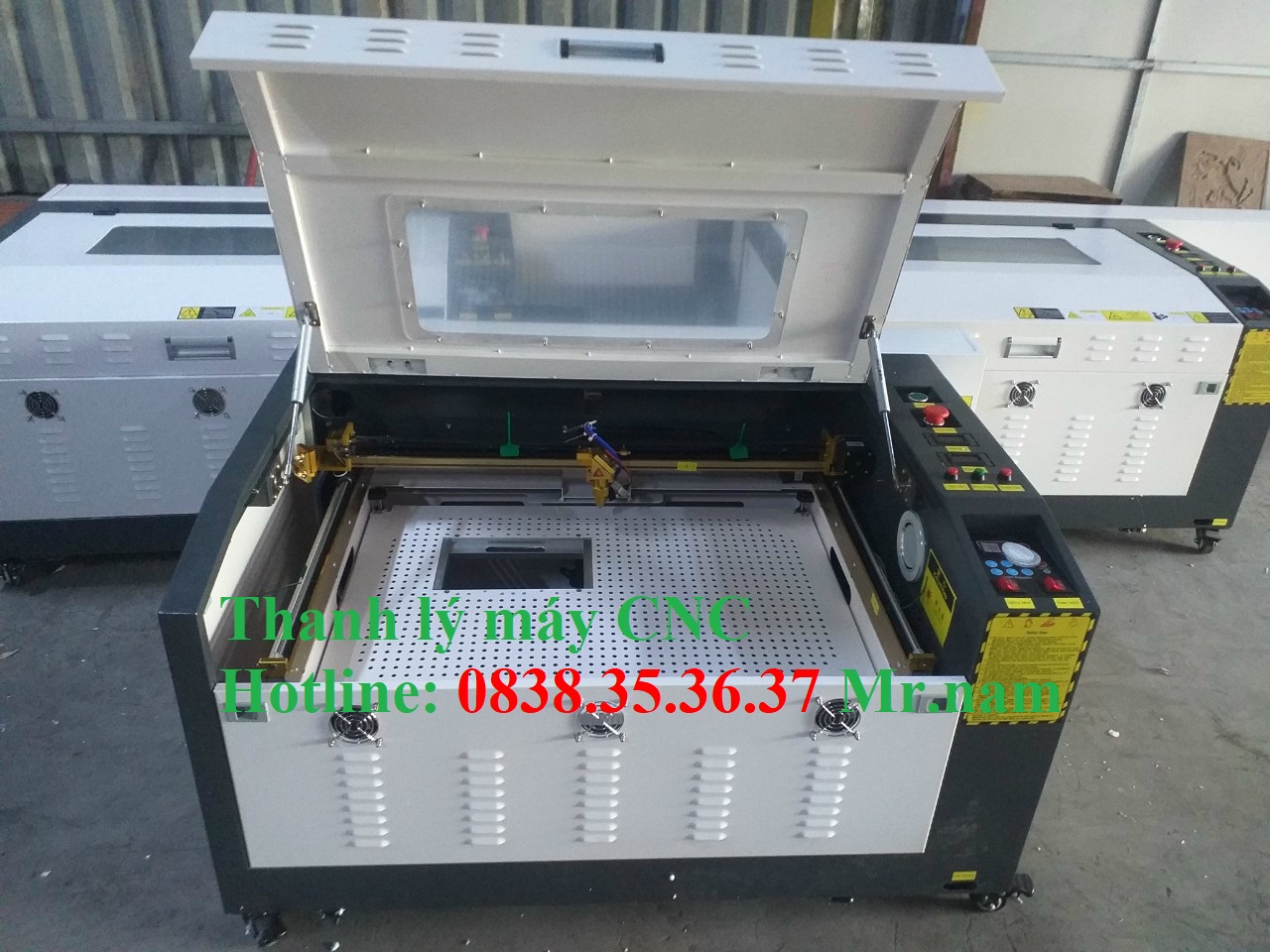 Thanh lý máy cắt laser-thu mua máy cắt 4060-khắc laser 6040 hư cũ
