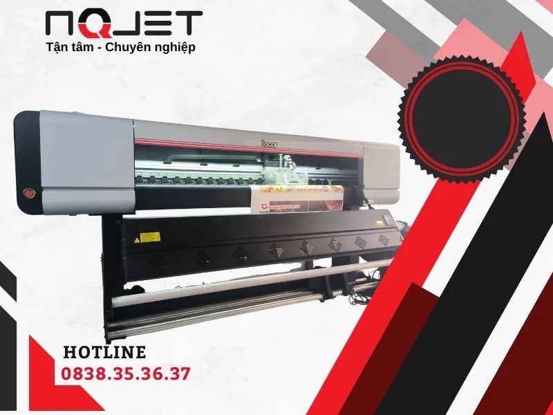 Máy in UV cuộn Locor 1m8 lắp đầu in i1600-U1