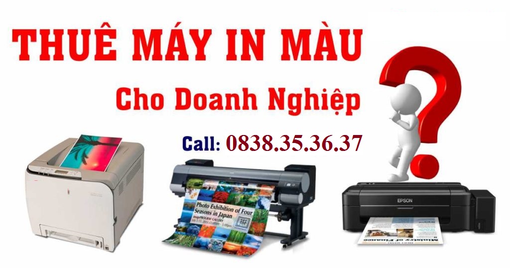 Cho thuê máy in phun màu Cho thuê máy in phun màu