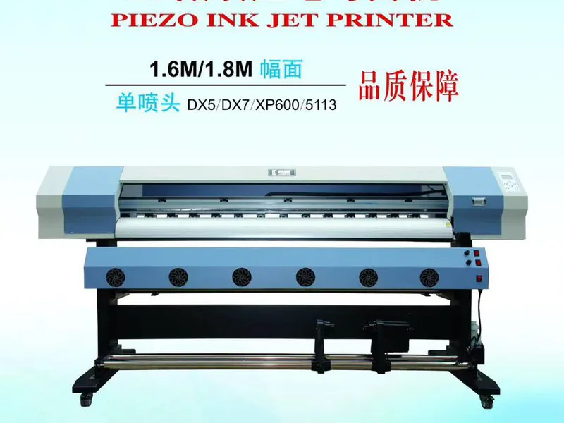 Máy in bạt decal khổ 1.6m sử dụng đầu phun dx5 bao nhiêu tiền