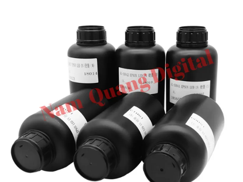 Mực in UV led trung tính dẻo màu đỏ