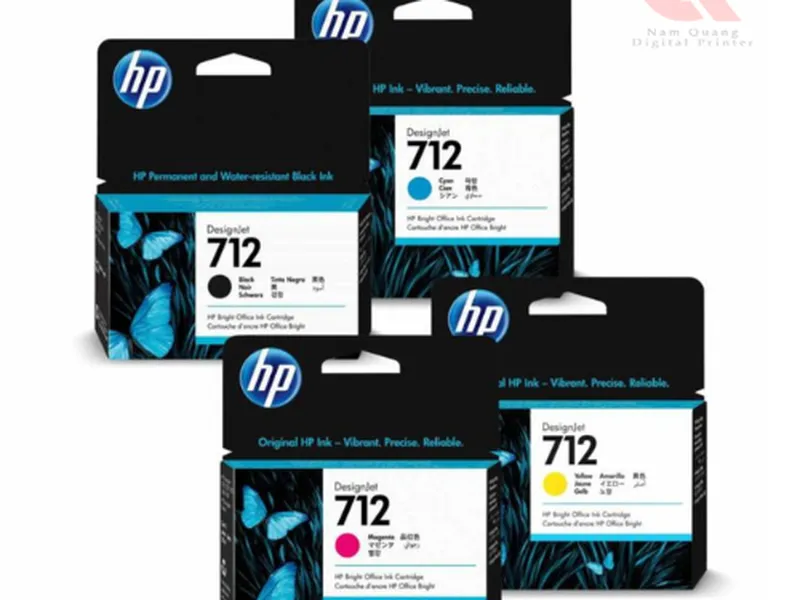 Mực máy in HP DesignJet T630 /T230 /T250 /T650 HP 712 B 38-ml Black DesignJet Ink Cartridge (3ED28A)