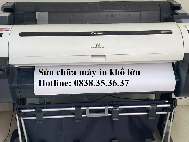 Thay đầu phun Canon IPF 771 nghẹt mực -thiếu tia