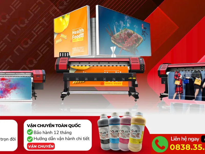 TOP 10 máy in kỹ thuật số in bạt khổ lớn mới nhất năm 2025