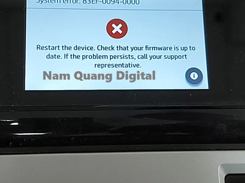 Sửa T1708 báo lỗi 83ef-0094-0000